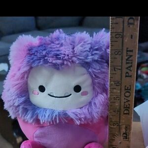 Squishmallows Woxie Bigfoot Plush 9" Purple Pink Collectible Stuffed Animal 2023